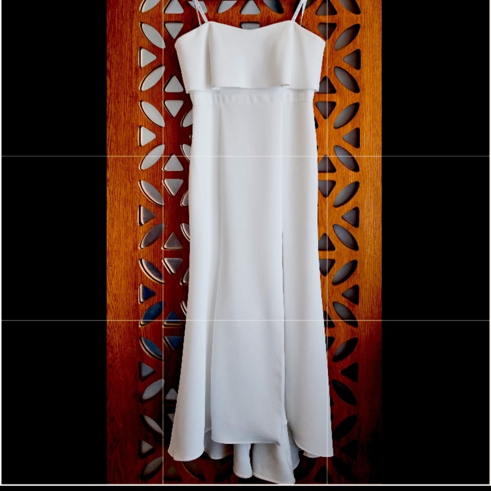Simple wedding gown